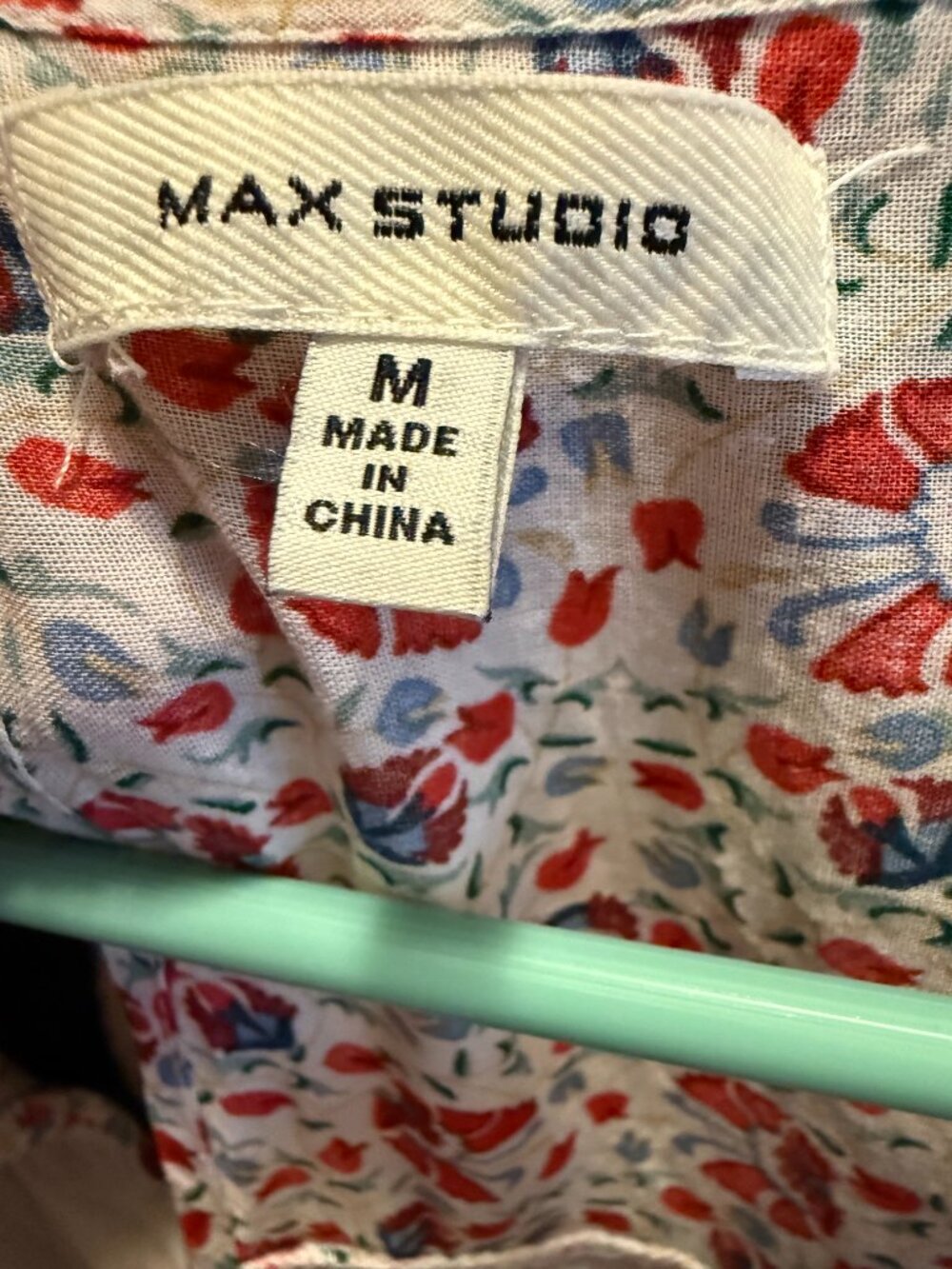 Max Studio Size M Tank Dress with Pockets RED WHITE BLUE - Picture 3 of 4